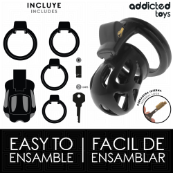ADDICTED TOYS LOCKED - SILENT KEEP PENISKÄFIG 7,5 CM