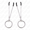 KINK - DÜNNE NIPPELKLEMMEN MIT O-RING 7 CM