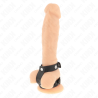 KINK - VERSTELLBARER DOPPELTER PENISRING AUS LEDER