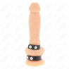 KINK - VERSTELLBARER DOPPELTER PENISRING AUS LEDER