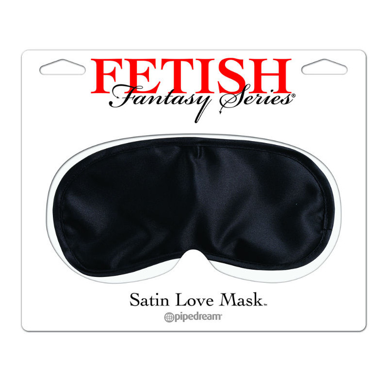 FETISH FANTASY SERIES - SATIN LOVE MASKE SCHWARZ