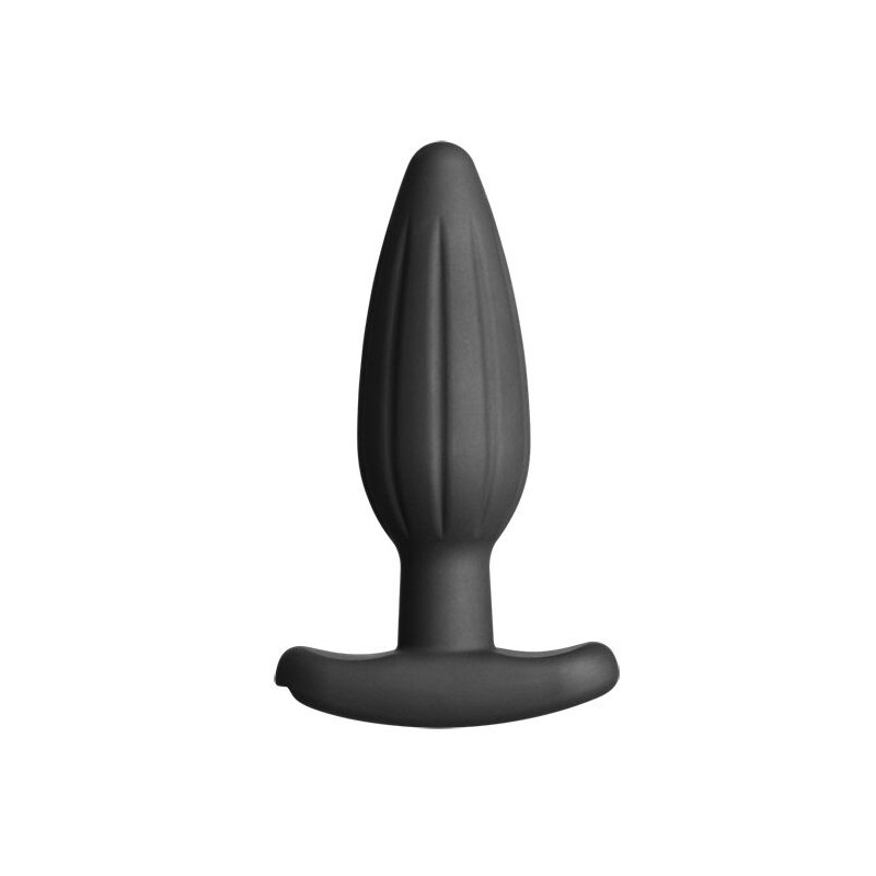 ELECTRASTIM - SILIKON SCHWARZ ROCKER BUTT PLUG MITTEL