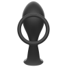 ADDICTED TOYS - ANALPLUG MIT SCHWARZEM SILIKONRING