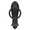 ADDICTED TOYS - VIBRATORISCHER ANALPLUG MIT PENISRING