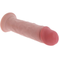 GET REAL - DELUXE THICK DOUBLE-DENSITY TPE DONG 25.5 CM