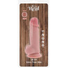 GET REAL - DELUXE REALISTIC PENIS WITH TESTICLES EXTRA THICK 23 CM