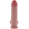 GET REAL - DELUXE REALISTIC PENIS WITH TESTICLES EXTRA THICK 25 CM