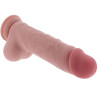 GET REAL - DELUXE REALISTIC PENIS WITH TESTICLES EXTRA THICK 25 CM