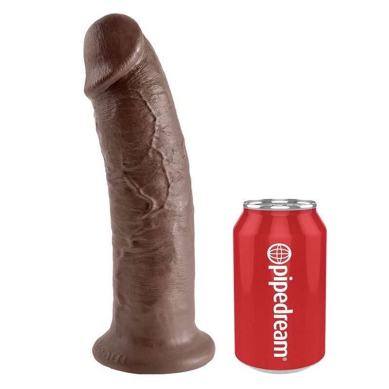 KING COCK - 10 DILDO BRAUN 25.4 CM