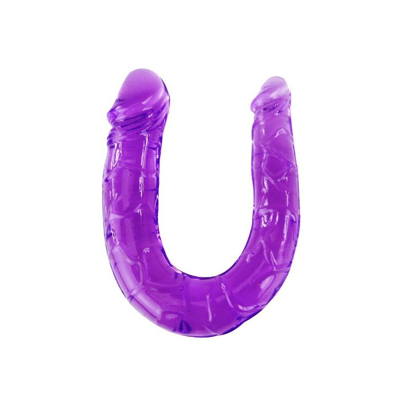 BAILE - DOPPELDILDO IN FLIEDER FLEXIBLER GELEE