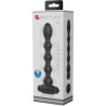 PRETTY LOVE - LYNN SILIKON ANAL PLUG 10 VIBRATIONEN SCHWARZ