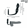 ADDICTED TOYS - ANALPLUG MIT RING MODELL 2