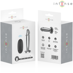 INTENSE - ANAL PLUG 10 VIBRATIONEN METALLDILDO MIT FERNBEDIENUNG M