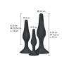 TOYJOY - ANAL PLAY CURVY COMPANIONS ANAL PLUG 3 STÜCK SCHWARZ