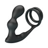 MR PLAY - VIBRIERENDER ANALPLUG MIT PENISRING UND FERNBEDIENUNG