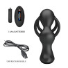 MR PLAY - VIBRIERENDER ANALPLUG MIT PENISRING UND FERNBEDIENUNG
