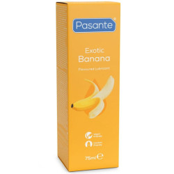 PASANTE – SCHMIERMITTEL AUF WASSERBASIS MIT BANANENGESCHMACK, 75 ML