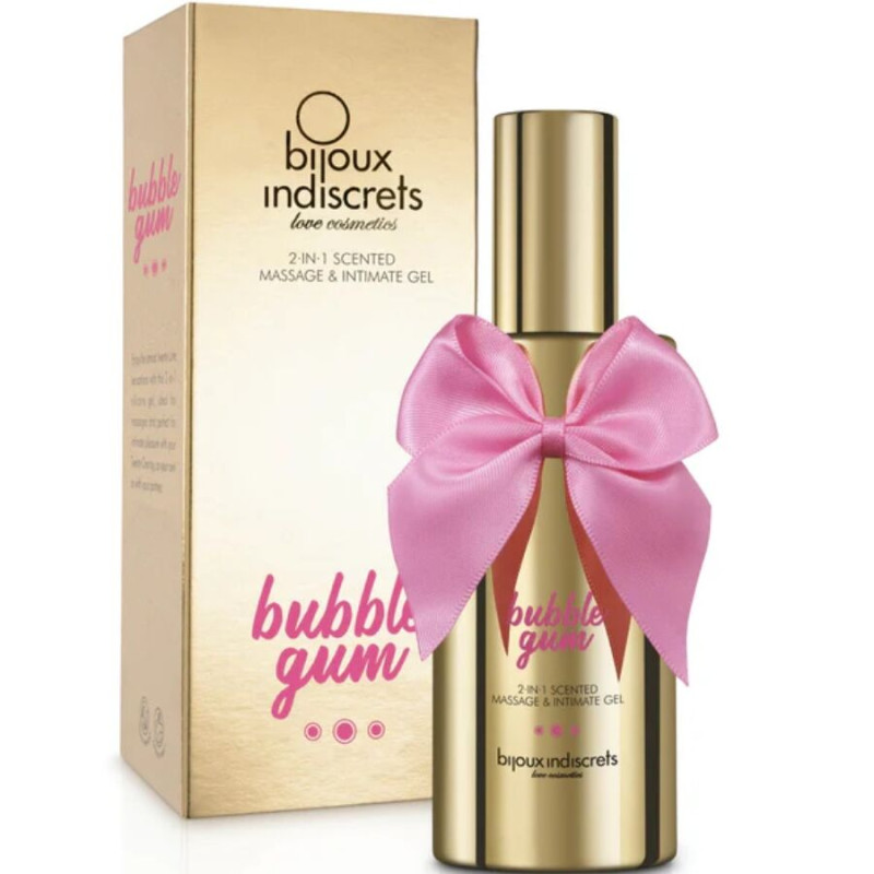 BIJOUX INDISCRETS - BUBBLE GUM 2Â·INÂ·1 DUFTENDES MASSAGE- &amp INTIMGEL 100 ML