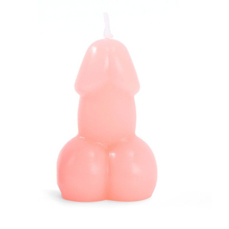 DIABLO PICANTE – PENISFÖRMIGE KERZE IN ROSA FARBE