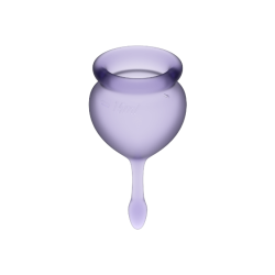 SATISFYER - FEEL GOOD MENSTRUAL CUP LILA 15 + 20 ML
