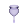 SATISFYER - FEEL GOOD MENSTRUAL CUP LILA 15 + 20 ML