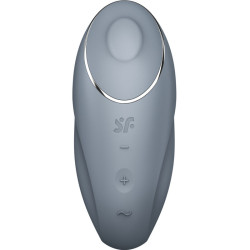 SATISFYER - TAP & CLIMAX 1 AUFLEGVIBRATOR GRAU
