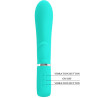PRETTY LOVE - THOMAS MULTIFUNKTIONS-G-SPOT-VIBRATOR AQUA GREEN