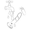 ROMP - DIZI Silikon-Dildo mit Saugnapf, dreifarbig, 18 cm
