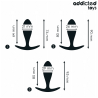 ADDICTED TOYS - 3ER-SET ANALPLUG MODELL 2