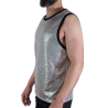 MACHO - T-SHIRT MIT FEINEM GLITZER, GRÖSSE S/M