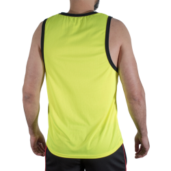 MACHO - CMV001 GELBES GYM-T-SHIRT S/M