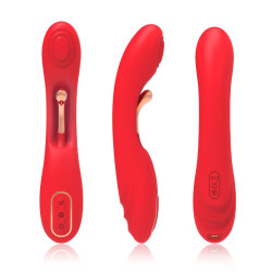ARMONY - VIBRATOR MIT OSZILLIERENDER ZUNGE ROT