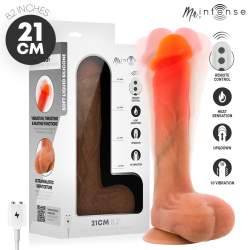 MR INTENSE - BRADLEY SILIKON-VIBRATIONSDILDO MIT WÄRMEEFFEKT UND FERNBEDIENUNG 21 CM -Ø- 4,2 CM - Offer