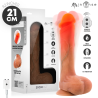 MR INTENSE - BRADLEY SILIKON-VIBRATIONSDILDO MIT WÄRMEEFFEKT UND FERNBEDIENUNG 21 CM -Ø- 4,2 CM
