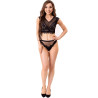 LIVCO CORSETTI FASHION - ELIN LC 20212 BH + HÖSCHEN SCHWARZ L/XL