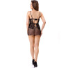 LIVCO CORSETTI FASHION - CIELO LC 20211 CHEMISE + THONG SCHWARZ S/M