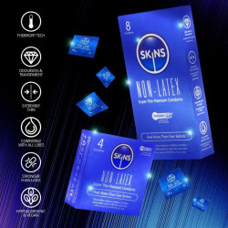 SKINS – LATEXFREIE KONDOMS, 8ER-PACKUNG