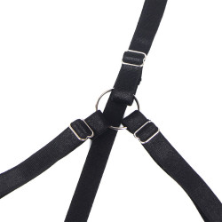 SUBBLIME - 955205 BH-SET MIT VERSTELLBARER SCHWARZER SCHLEIFE L/XL