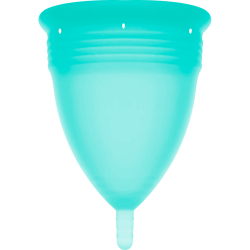 STERCUP - FDA SILIKON-MENSTRUALCUP AQUAMARIN - GRÖSSE S