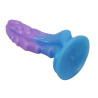 POWER MONSTERS - ATLANTEANS REALISTISCHER DILDO MIT SAUGNAPF 19 CM Ø 5 CM BLAU &amp LILA