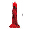 POWER MONSTERS - MINOTAUR FANTASY DILDO MIT SAUGAUFGANG 21 CM Ø 5 CM ROT &amp SCHWARZ