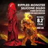 POWER MONSTERS - MINOTAUR FANTASY DILDO MIT SAUGAUFGANG 21 CM Ø 5 CM ROT &amp SCHWARZ