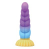 POWER MONSTERS - EINHORN DREIFARBIGER FANTASIE-SILIKONDILDO 22 CM Ø 5 CM