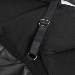 SUBBLIME - 955373 KLEID MIT SCHWARZEN LEDERTRÄGERN S/M