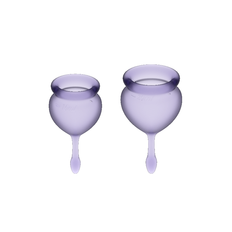 SATISFYER - FEEL GOOD MENSTRUAL CUP LILA 15 + 20 ML