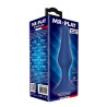 MR PLAY - KONISCHER SILIKON-ANALPLUG, BLAU, XL