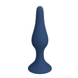 MR PLAY - KONISCHER SILIKON-ANALPLUG, BLAU, XL