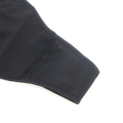 SUBBLIME - 957520 LEDERKLEID MIT BLUMENSPITZE SCHWARZ S/M