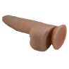 PRETTY LOVE - FABIAN FLEXIBLER DILDO MIT SAUGKAPSEL FLEISCH