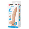 PRETTY LOVE - FABIAN FLEXIBLER DILDO MIT SAUGKAPSEL FLEISCH